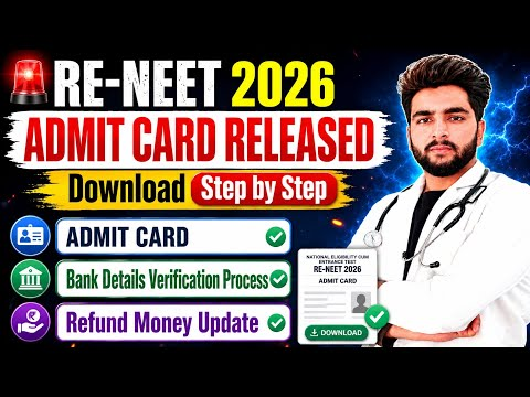 NEET UG Refund Bank Details Verification